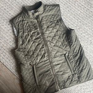 Francesca’s Wool Lined Riding Vest in Sage Green (Miami Brand)
